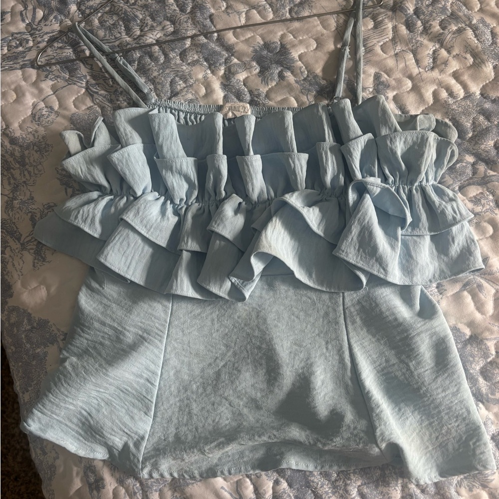 Sienna Sky Soft Blue Top